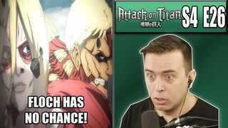 FLOCH IS BETRAYED! - Attack On Titan Season 4 Episode 26 - Rich Reaction