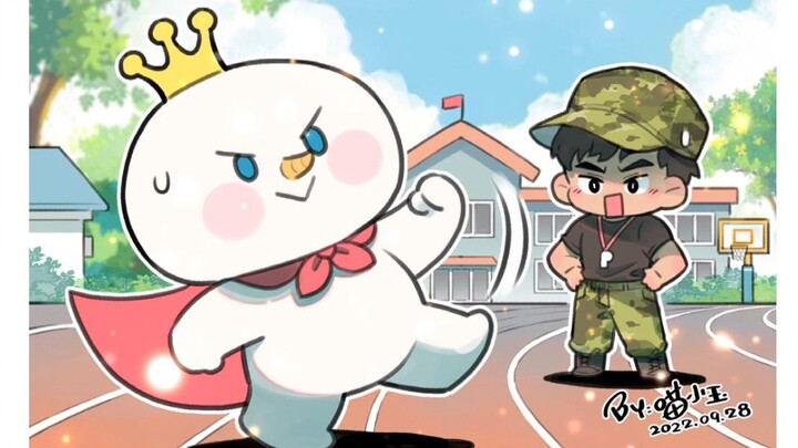 Trại huấn luyện của Vua Tuyết dễ thương quá!