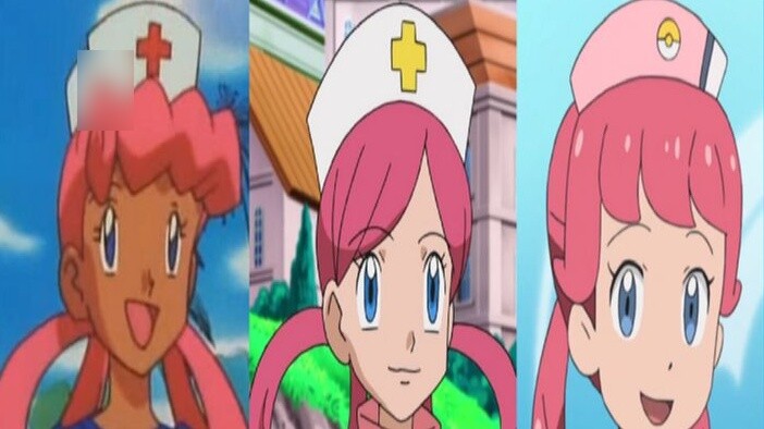 There are six different forms of Miss Joy in Pokémon. Which one do you like best?