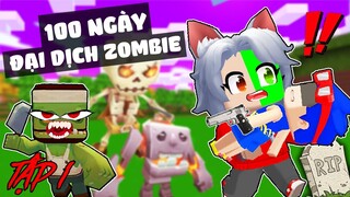 Kairon 100 Ngày Mini World Đại Dịch Zombie - Tập 1 I Hero Team Mất Tích