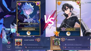 RoV : Top 1 Kirito  vs Top 36 Nakroth  มุมล็อกขานาครอท!! Ep.25 ᴀᴠᴀɴᴛ-ɢʀᴀᴅᴇ