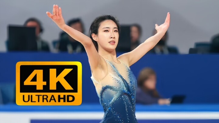 【花样滑冰-超清】2023花样滑冰中国杯 女单短节目:陈虹伊《Experience》现场版4K
