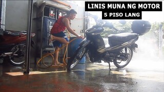 LINIS MUNA NG MOTOR (5PISO LANG) | J-Factor PH