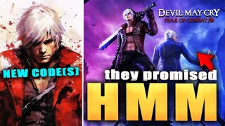 *NEW CODES* They cant wait to share this... (Devil May Cry: Peak of Combat)