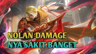 NOLAN FULL FARMING AUTO SAKIT | NOLAN GAMEPLAY MLBB