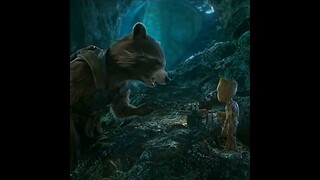 I am Groot 😍 Groot bomb scene 😍 Hollywood movie action scene #shorts #hollywood_action #rocket