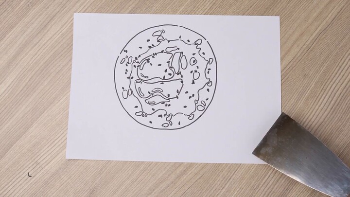 [Magic Pen Ma Liang] Lihat saya menggambar buah panekuk asli di atas kertas dengan pena ajaib!