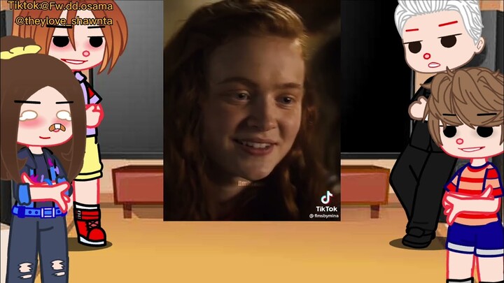 Random stranger things characters react to max (ELMAX)