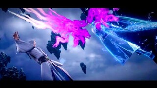 Battle Through the Heavens S5 Cuplikan Xiao Yan Vs Yun Shan - Xiao Yan Gabungkan ke 2 Sayapnya