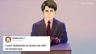 haikyuu characters read thirst tweets