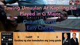 Tuwing Umuulan At Kapiling Ka -  Guitar Tutorial Easy Chords