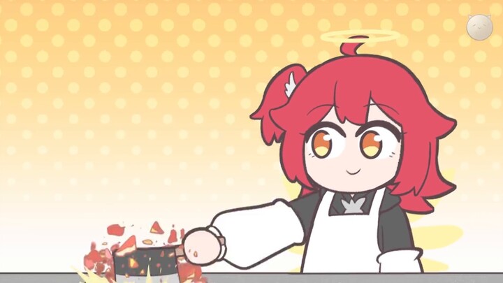 New Testament Angel teaches you how to make barbecued pork apple pie🍎
