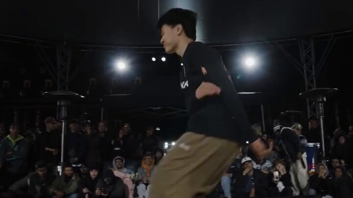 Bboy Qi Xiangyu's Lithe-ing is going crazy abroad!