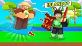 I BUILT a Bedwars MAP! in Roblox Islands...