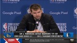 Luka Doncic PostGame Interview - Game 4 after win over Warriors: “I still believe we can win.”