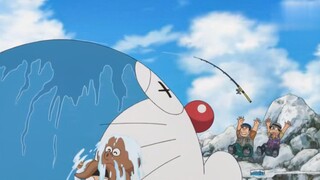 Nobita's dad: I just want to catch a big fish, what the hell is this?