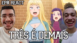 DOIS É BOM, TRÊS É DEMAIS - Dosanko Gal wa Namara Episódio 8 REACT