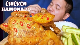 MUKBANG ASMR CHICKEN HAMONADO | inyaki tv MUKBANG PHILIPPINES