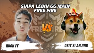 Ruok FF vs Obit Si Anjing: Gamer Thailand Lawan Gamer Indonesia! | Mabar Free Fire Match 25 #short