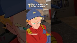 Vegeta vs Frieza BUT it’s at McDonalds #dragonball #anime