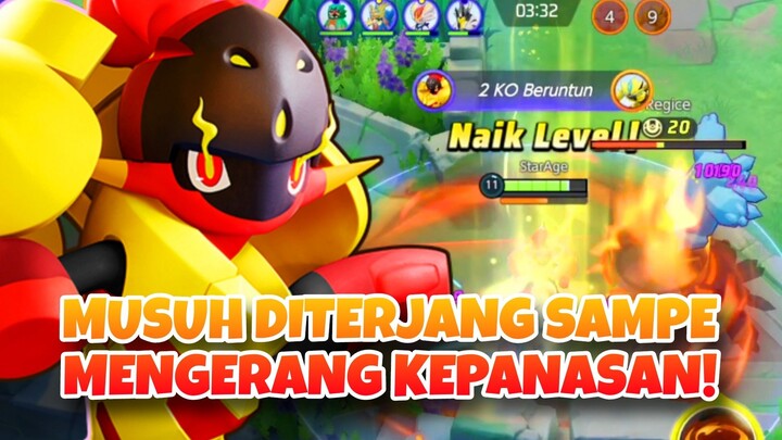 MUSUH DITERJANG SAMPE MENGERANG KEPANASAN! - Pokemon Unite