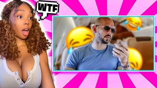Girlfriend REACTS To Andrew Tate Funny/Offensive Moments *SHOCKING REACTION*