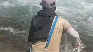 Cast Net Fishing in Nepal | Himalayan Trout Fishing with Handmade Cast Net | Asala Fishing |