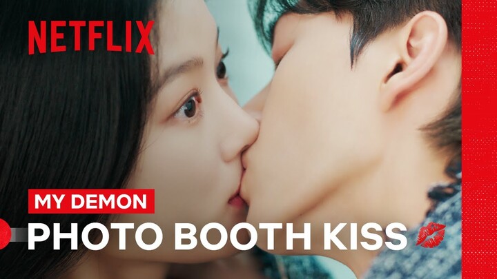 Song Kang and Kim You-jung Kiss in a Photobooth | My Demon | Netflix Philippines