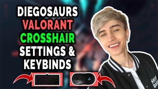 Diegosaurs Valorant Settings, Keybinds, Crosshair and Setup [Updated 20 Aug 2020]