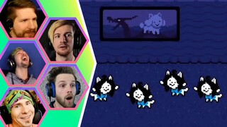 Gamers React to : TEM VILLAGE!!! (Undertale)