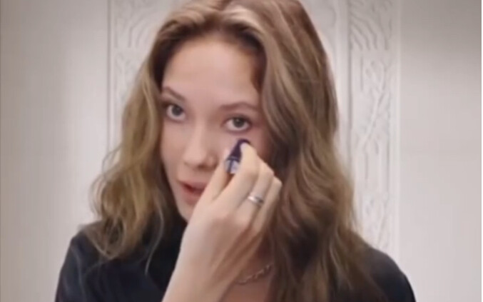 Gu Ailing looks so real with makeup! #BeijingWinterOlympics