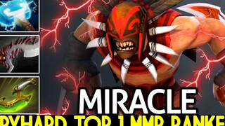 MIRACLE Bloodseeker Tryhard Top 1 MMR อันดับ Swift Blink Build Dota 2