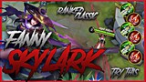 TRYING TO FREESTYLE KILL!! FANNY SKYLARK MONTAGE!! | MOBILE LEGENDS BANG BANG | FANNY WISE