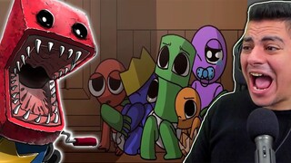 BOXY BOO Meets The Baby Rainbow Friends ?! #2 (Project Playtime)-Poppy Playtime Chapter 3 Animations