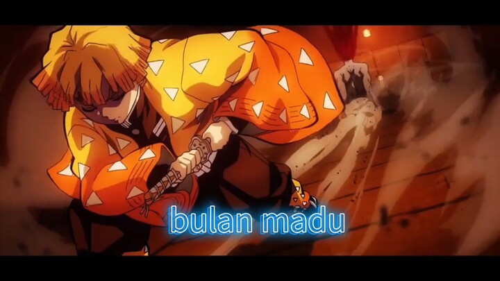 zenitsu agatsuma x Bulan madu
