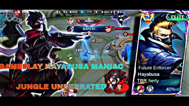 GAMEPLAY HAYABUSA BANTAI BANTAI PUBLIK JAGO !!!! INI CARANYA SUPAYA BISA BANTAI BANTAI ?!!! 😎😁
