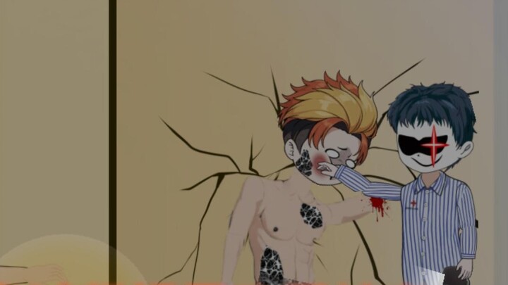 [عالم بيسو المرعب] صدمة!!! الطفل الصغير أكل الرجل العاري حتى النهاية!!!