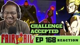 LAXUS VS RAVEN TAIL!! IS THIS GONNA HAPPEN?? | Fairy Tail Episode 168 [REACTION] "Laxus vs. Alexei"