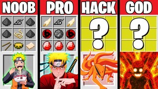 Minecraft Battle: SUPER NARUTO EVOLUTION! NOOB vs PRO vs HACKER vs GOD in Minecraft Animation