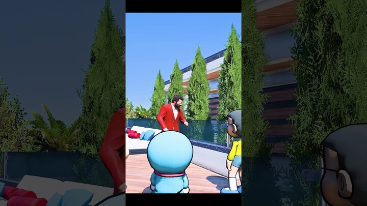 What Happened To Doraemon ? 😱 #gta5telugu #shorts #rampageboy #gta5 #shinchan