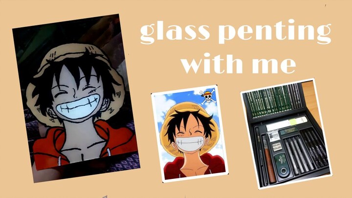 glass penting with me