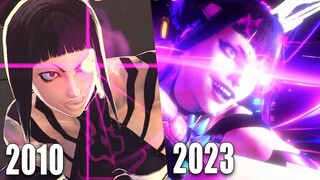 SF 6 Juri Moves & Super Arts Comparison | 2010 - 2022