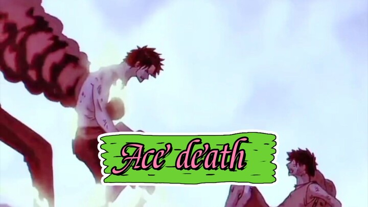 Ace's Heartbreaking Death Edit 💔 . luffy brother and a most goated character | One Piece