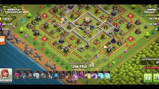 coc th 11 farming dengan miner & hog