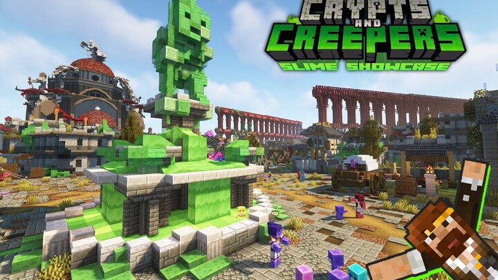 ★ Minecraft ★ Minecraft «Trải nghiệm RPG mới của Tử Mân: Hang động và Creeper: Thành phố Slime»