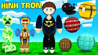 JAYGRAY THỬ THÁCH SINH TỒN TRONG THẾ GIỚI MINECRAFT HÌNH TRÒN*BLOCK HÌNH TRÒN SIÊU HÀI