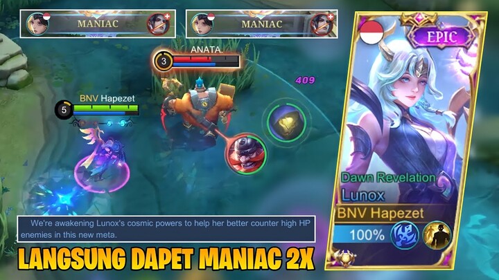 Lunox Adjust! Tank Musuh Semakin Ketar-Ketir?!  | Mobile Legends
