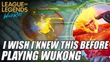 Wukong Things I Wish I Knew Before Playing Wukong | Wild Rift