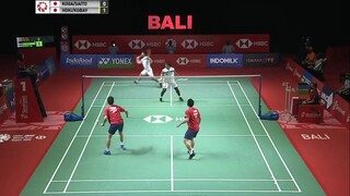 AKIRA KOGA/ TAICHI SAITO VS TAKURO HOKI/ YUGO KOBAYASHI - INDONESIA OPEN 2021