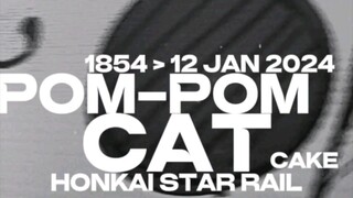 1854 - Pom-Pom Cat / 帕姆猫猫糕 12 Jan 2024